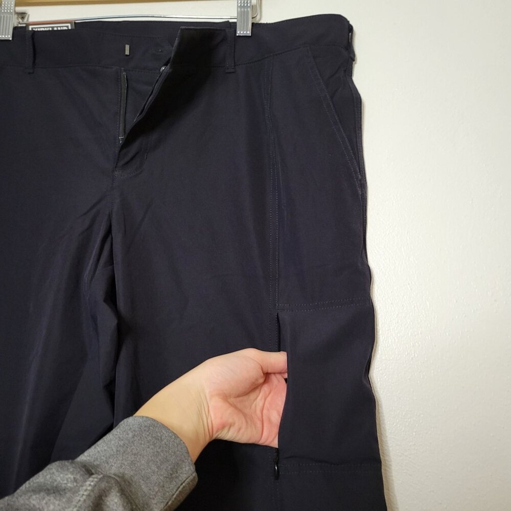 Kirkland Signature Womens Black Dress Pants Size 16 Stretch Waistband With Pocke - Picture 6 of 8